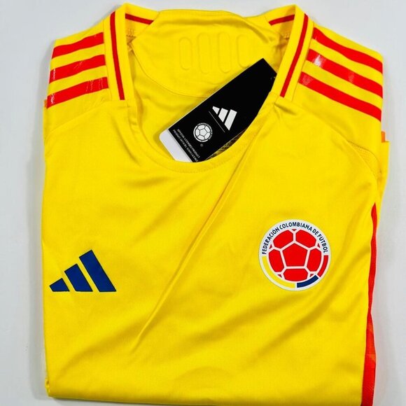 Adidas Colombia Soccer Womens Jersey 2024 Copa America Fan Version - Picture 1 of 10
